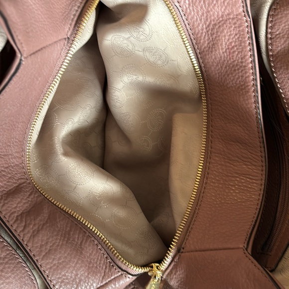 Michael Kors Handbag- Mauve with Gold Accents - Picture 8 of 13